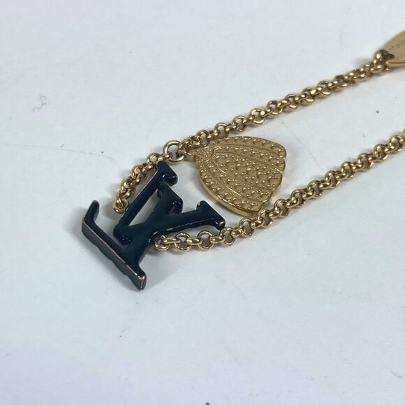 LOUIS VUITTON Black Charm Bracelet - Picture 7 of 9